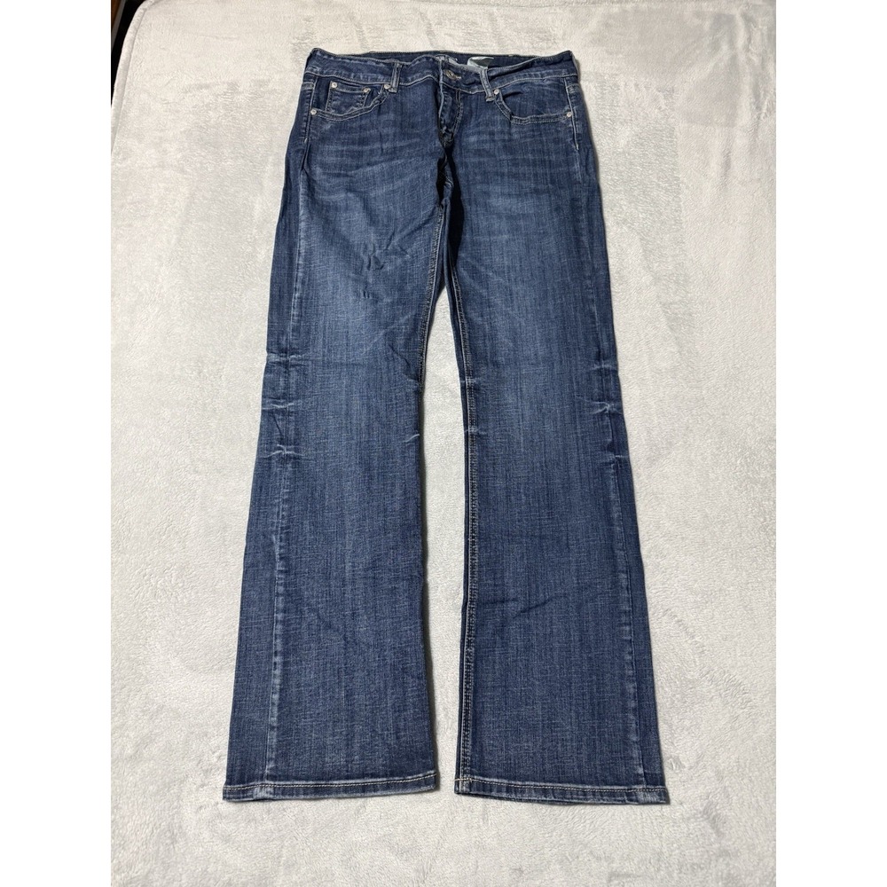 Stetson No. 816 Classic Bootcut Jeans Womens 18 X-Long Medium Wash Blue 36x34